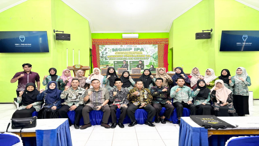 MGMP IPA Se-KKM MTsN 2 Bandar Lampung, Bangun Pembelajaran Bahagia dan Inspiratif