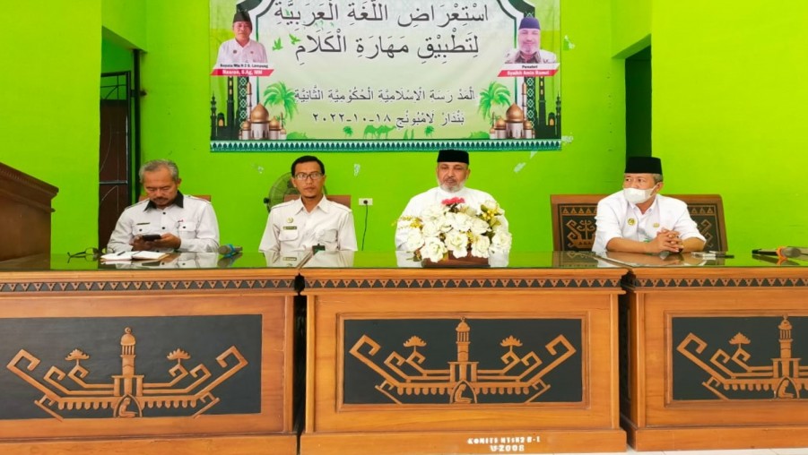 Kelas Unggul dan Asrama MTs Negeri 2 Bandar Lampung Gelar Talkshow Bahasa Arab